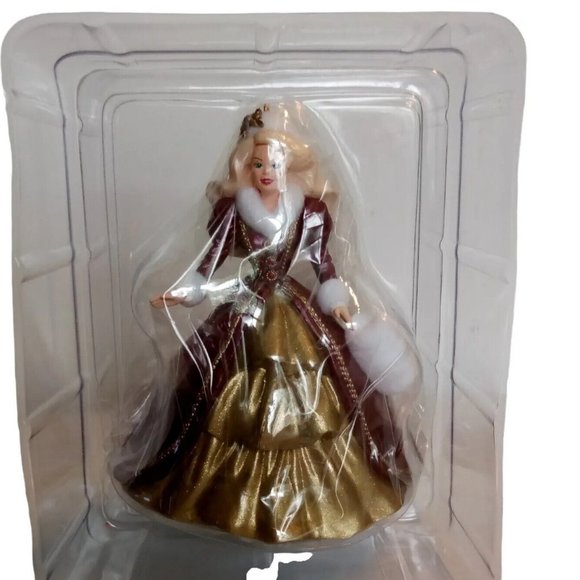 Hallmark Keepsake Ornament HOLIDAY BARBIE vintage 1996 QX15371 Original Box - Picture 4 of 9